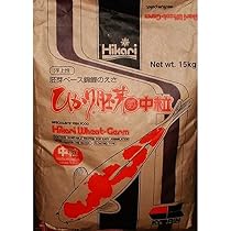 キョーリン　ひかり胚芽 中粒 (浮)15kg 錦鯉のえさ Amazon | キョーリン ひかり胚芽 中粒15kg （浮上） | キョーリン